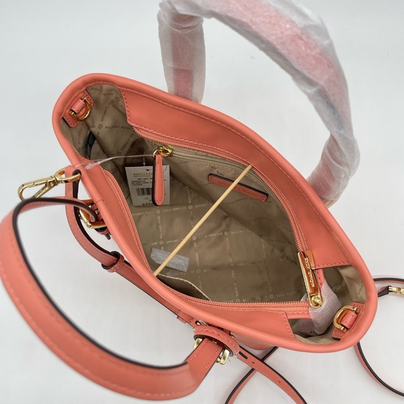 Michael Kors X Small Tote Crossbody Bag & MD ZA Card Case Wallet - Picture 7 of 11